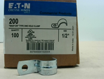  Eaton Crouse Hinds 200 1/2ΓÇ¥ Snap-On Type One Hole Clamp (100 PCS) Image