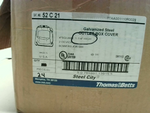  Thomas & Betts 52 C 21 4" SQ. 1-1/4" High Galvanized Steel Outl Image