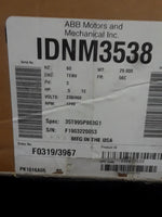 Baldor IDNM3538 1/2HP AC Motor 1725RPM 56C Frame 230/460VAC 3PH Image