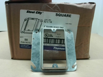  Thomas & Betts 52 C 14 4" Galvanized Steel Square Device Ring C Image
