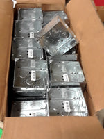  Steel City 521711 4" Square Box (50 PCS) 2-1/8" Deep 1" Knockou Image