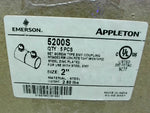  Appleton 5200S (5 PCS) Set Screw Type 2" EMT Cable Connector Zinc Plated Image