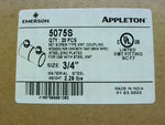  Appleton 5075S 3/4" Set Screw Type EMT Coupling (20 PCS) Image