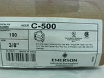  Emerson C-500 3/8" 2 Screw Clamp (100 PCS) Type NM Cable Connec Image