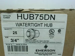  Emerson HUB75DN (20 PCS) Conduit Watertight Hub 3/4"  Zinc Die Image