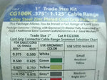 American Fitting CG100K Cord Grip 1" Connector Kit (9 PCS) Factory Sealed Image