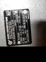  NORD SK 12063AF-80L/4 CUS Gear Motor 1HP 77.40:1 Ratio 1650 rpm Image