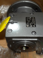  NORD SK 12063AF-80L/4 CUS Gear Motor 1HP 77.40:1 Ratio 1650 rpm Image