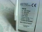 Halstrup Walcher PS10 Pressure Sensor 9276/590 Delta_P Image