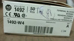  Allen Bradley 1492-W4 Terminal Blocks Price Per Pack of 50 Image
