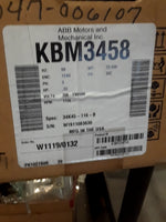  Baldor KBM3458 1/3HP AC Motor 1725RPM 56C Frame 230/460 VAC 3PH Factory Sealed Image