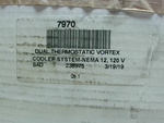  Vortex 7970 Dual Thermostatic Vortex Cooler System 120V NEMA 12 Image