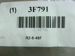  Eaton Aeroquip R2-6-48F Hydraulic Hose Assembly 3/8" ID x 4 ft. Factory Sealed Image