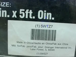  Grainger 5WTZ7 Fire Retardant Drainage Tarp Poly 5'x5' Factory Sealed Image