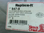  Sioux Chief 847-9 Stainless Adjustable Drain Cover Fits 5 1/4"  Factory Sealed Image