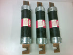  Bussmann Fusetron FRS-R-125 125A (3 PCS) Time Delay Fuse Tested Image