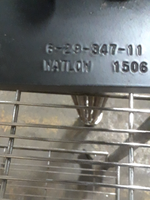  Watlow 6-29-347-11 Flanged Immersion Heater Element 35" 480V 12 Image