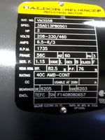  Baldor VM3558 2HP AC Motor 1735RPM 56C Frame 230/460VAC 3PH TEF Image