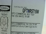  Hubbell GFTWRST15W GFCI 15A Weather Resistant Receptacle Commer Image