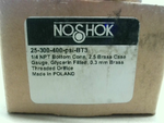  Noshok 25-300-400-psi-BT3 1/4NPT Bottom Conn 2.5 Brass Case Gau Image