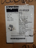  Dayton 4YU28 Direct Drive Blower Motor 1/2 HP 1725RPM 48Z Frame Image