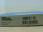  Martin 50BS19 1 1/4 Bored To Size Sprocket 50 Chain 19 Teeth Factory Sealed Image