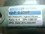  Tonson V2-F Vane Air Motor 0.93HP 100psi 1:1 Gear Ratio Image