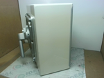  Hoffman  A1212SC Electrical Enclosure 12" x 12" x 6" Gray Steel Image