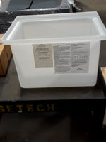  Saint-Gobain 14100-0015 Rectangular Polypropylene Tank w/ Lid 1 Image