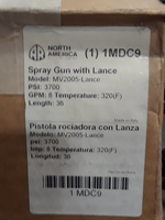  AR MV2005 Spray Gun w/ Lance 36" Length 3700psi Image