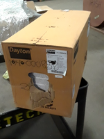  Dayton 45MW25 2HP High Volume Booster Pump Inlet 1-1/2"NPT Outl Factory Sealed Image