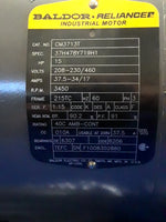  Baldor CM3713T 15HP AC Motor 3450RPM 215TC Frame 208-230/460VAC Image