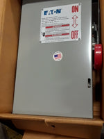  Eaton Cutler-Hammer DH361NGK 30A Heavy Duty Fusible Safety Switch 30A 600V 3P Factory Sealed! Image