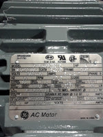  GE 2HP AC Motor 1715RPM 145T Frame 200/400VAC 3PH TEFC 5KE145BT Image