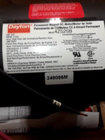  Dayton 4Z525B 3/4HP Permanent Magnet DC Motor 56C Frame 1725rpm Image