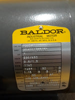  Baldor M3556T 1HP AC Motor 1140rpm 145T Frame 230/460VAC 3PH TE Image