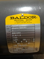  Baldor M3556T 1HP AC Motor 1140rpm 145T Frame 230/460VAC 3PH TE Image
