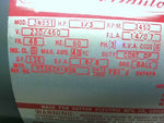  Dayton 1/3HP AC Motor 3450rpm 48 Frame 230/460VAC 3PH Mfg# 3N85 Image