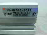  SMC 13-MXS16-75AS Pneumatic Guided Cylinder Linear Slide Table Factory Sealed Image