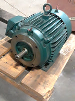  Reliance 1HP AC Motor 1760rpm 182C Frame 460VAC 3PH TEFC Mfg# 0 Image