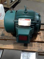  Reliance 1HP AC Motor 1760rpm 182C Frame 460VAC 3PH TEFC Mfg# 0 Image