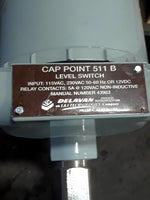  Delavan 511 B Level Switch w/ 49" Probe 220VAC 24VDC 511-G-GT49 Image