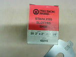  Precision Brand 42215 Stainless Slotted Shim (20 Pk) 2"x2" Image