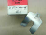  Precision Brand 42215 Stainless Slotted Shim (20 Pk) 2"x2" Image