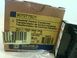  Square D 9070T75D1 75VA Control Transformer 1PH 240x480V x 120V Image