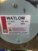  Watlow 6-21-323-5 WatRod Immersion Heater 48kW 480V 3PH 34" Element Length 36-1/2" OAL Image