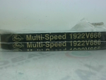  Gates 1922V666 Multi-Speed Timing Belt 1-3/16' Width 66.6" Pitc Image