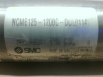  SMC NCME125-1200C-DUL01142 Pneumatic Cylinder 250 PSI Image