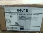  EGS 8461B 4" Square Single Device Cover (25 PCS) Image