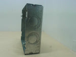  Steel City 72151 1/2 & 3/4 E Two Gang Outlet Box 4-11/16" Squar Image